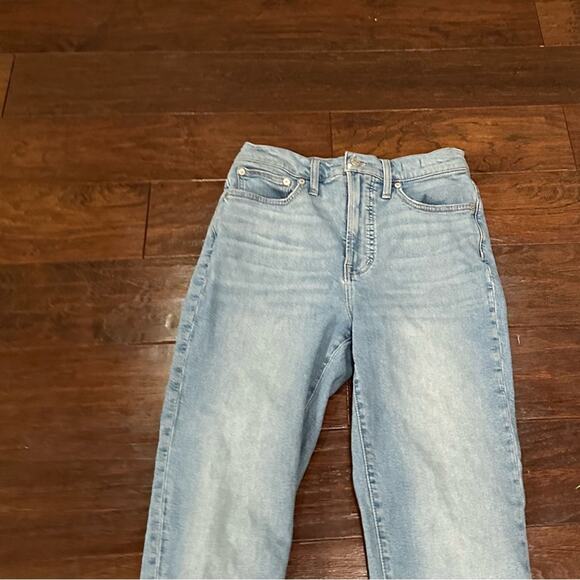 Madewell The Perfect Vintage Jean Ellicott Wash Raw Hem NA918 Women 2021 Sz 27 - Picture 7 of 16